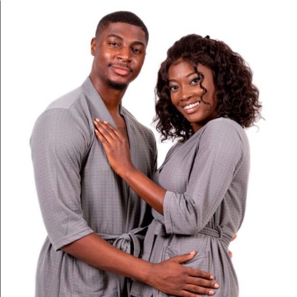 Cotton Waffle-lKnit His & Hers RobesSet Couples - Picture 6 of 8